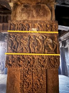 गंगा व जन्हू यांच्या निर्मितीची कथा - पट्टदकल येथील विरुपाक्ष मंदिरातील