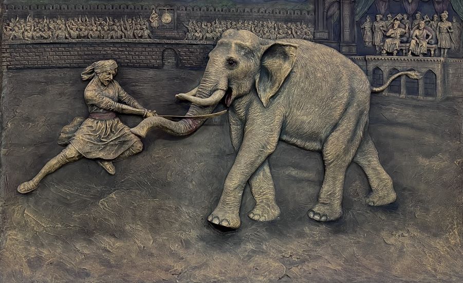 IMG 7237 Yesaji-Kank-fighting-Elephant